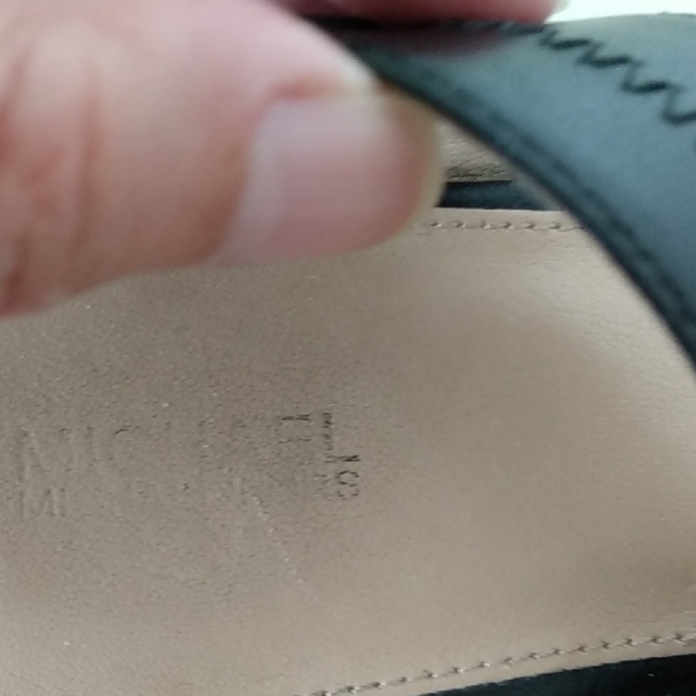 MICHAEL Michael Kors Genuine Leather Flat Sandals Berkley Zipper - Picture 7 of 15
